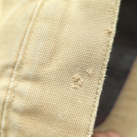 VTG Carhartt Trucker Jacket Blanket Lined Duck Canvas J09 BRN - Picture 14 of 14